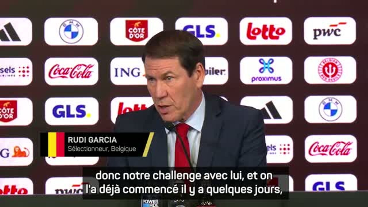 Belgique - Garcia : "On ne pouvait pas faire sans Romelu Lukaku"