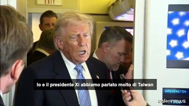Trump: rispetto Xi Jinping, su Taiwan non ho fatto commenti