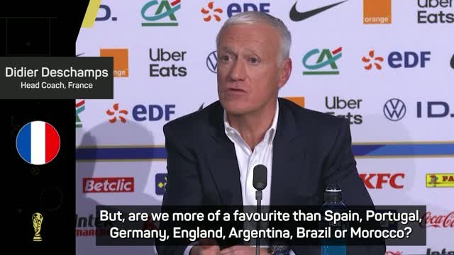 Deschamps 'not concerned' by favourites tag ahead of World Cup