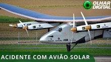 Avião movido a energia solar que deu volta ao mundo cai no mar