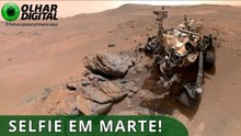 Rover da NASA faz selfie histórica ao lado de rochas gigantescas em Marte