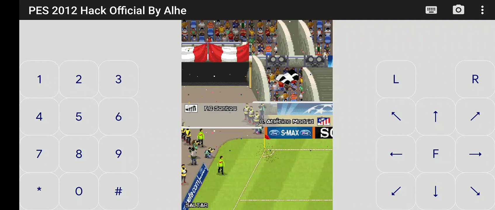 Santos x Atlético de Madrid - Jogo 1 - Campanha Champions #4 - PES Java Game