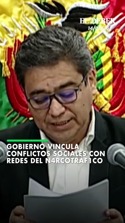 El vocero presidencial José Luis Gálvez aseguró que Bolivia enfrenta una lucha contra estructuras del n4rcotráf1co y afirmó que algunos sectores movilizados buscan desestabilizar la democracia y romper el orden constitucional pese a que varias demandas ya