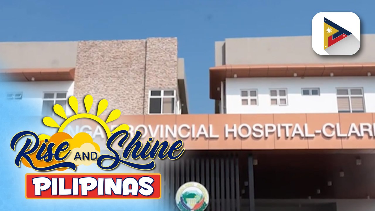 Bagong bukas na Pampanga Provincial Hospital sa Clark, ininspeksyon ni PBBM | ulat ni Cleizl Pardilla