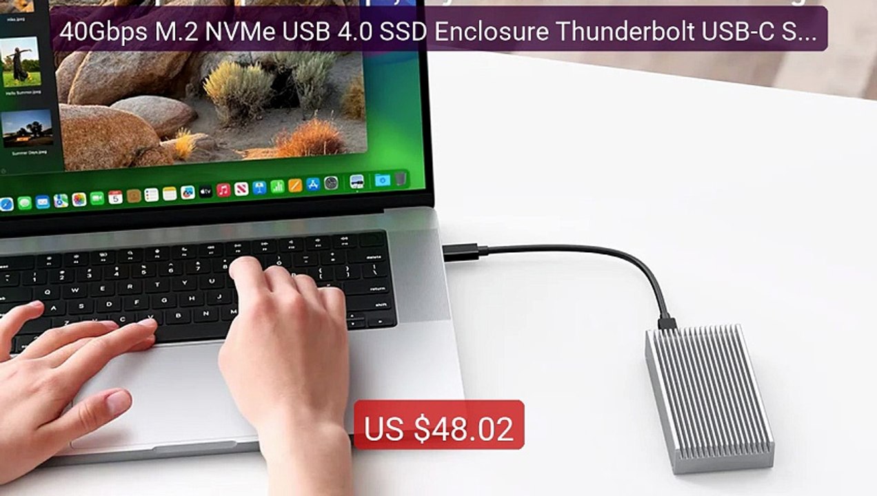 40Gbps M.2 NVMe USB 4.0 SSD Enclosure Thunderbolt USB-C SSD Case Co... — Top Rated 2026 | Buy Now!