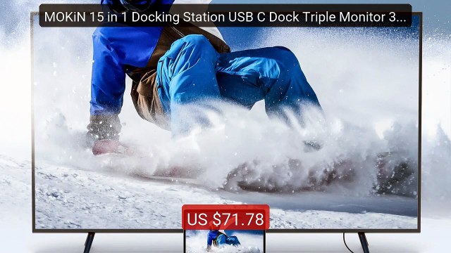 MOKiN 15 in 1 Docking Station USB C Dock Triple Monitor 3 HDMI 10Gb... — Top Rated 2026 | Buy Now!