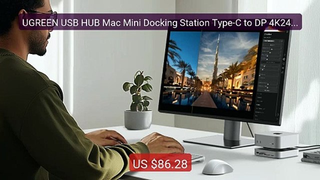 UGREEN USB HUB Mac Mini Docking Station Type-C to DP 4K240Hz M.2 N... — Best Deal 2026 | Shop Now!