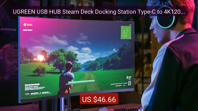 UGREEN USB HUB Steam Deck Docking Station Type-C to 4K120Hz D... — Amazing Value 2026 | Must Have!