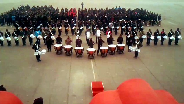 Indian army Republic day parade drums call, pipe band, brass band