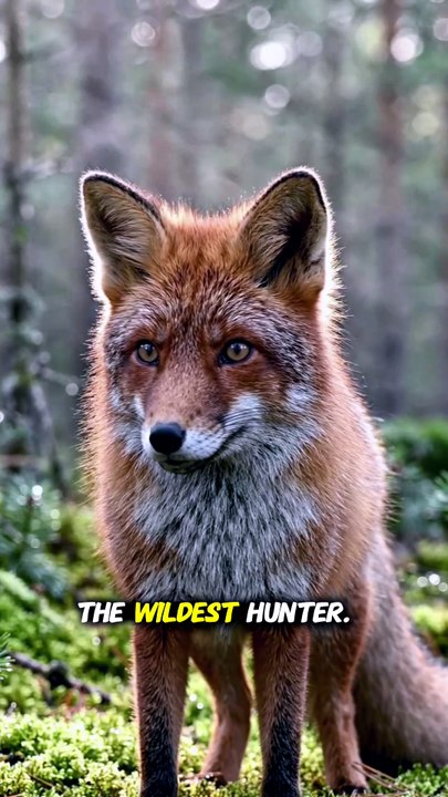 The Smartest Hunter in the Wild: Red Fox Secrets 🦊 #Animalfacts#wildlife