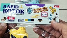 Flying Disc Launcher Toy for Kids Unboxing & Review | Helicopter Spinner Gun Toy 🚀