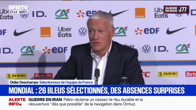 Mondial 2026 : Didier Deschamps dévoile les 26 joueurs sélectionnés, des absences remarquées