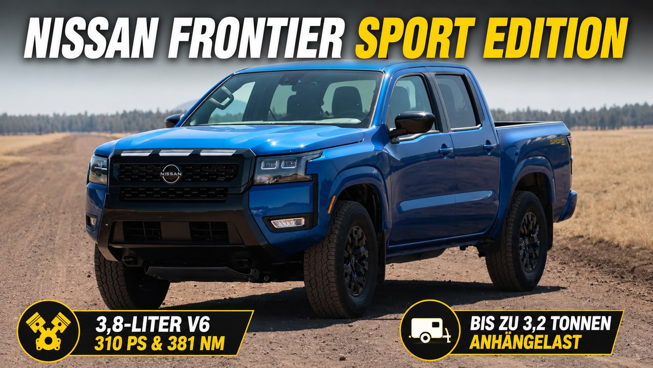 2027 Nissan Frontier Sport Edition: Mehr Style ohne PRO-4X-Preis