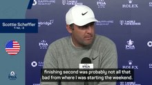 Scheffler holds first ever opening round lead at a major