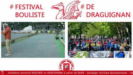 Vendredi matin : National triplette à pétanque de Draguignan 2026 (2)