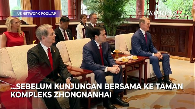 Momen Akrab Presiden China Xi Jinping dan Trump di Taman Zhongnanhai Beijing