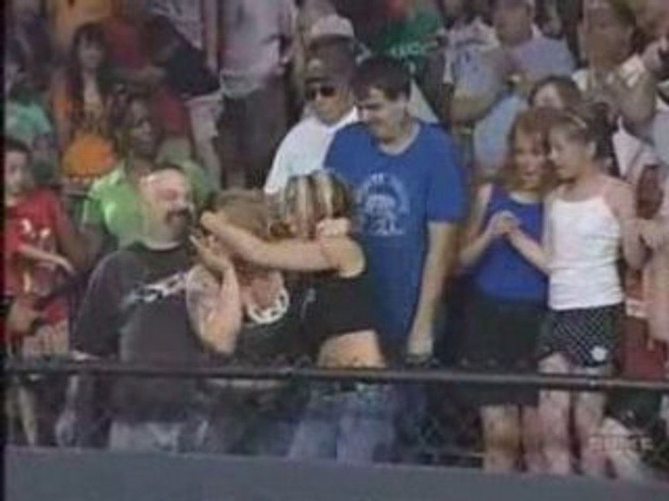 Velvet Sky (with Angelina Love) vs ODB street fight match