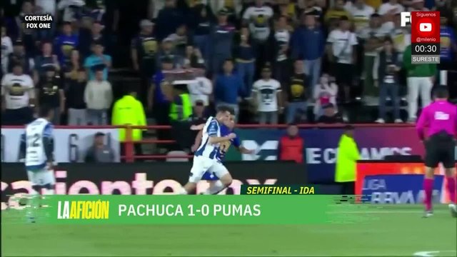 Pachuca vence a Pumas en Semifinal de la Liga Mx | Milenio Noticias La Afición, 14 de mayo de 2026