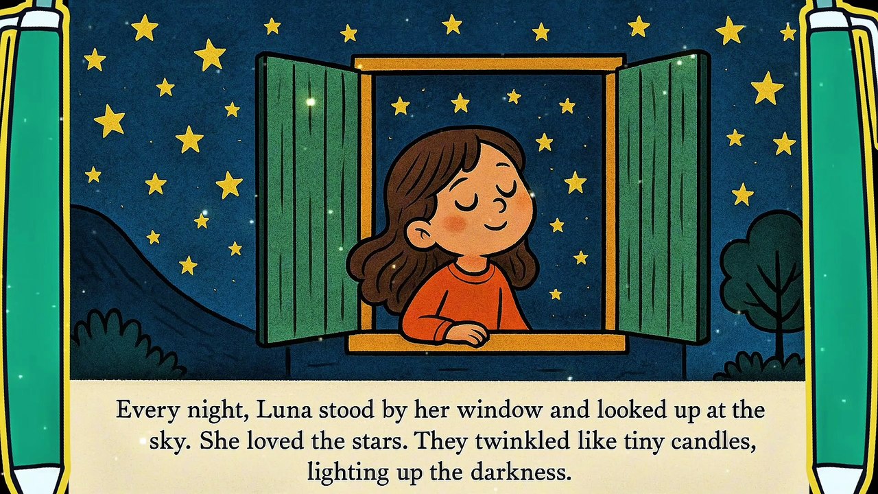 Luna and her sleepy star