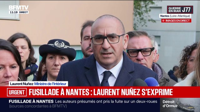 Fusillade à Nantes : Deux individus ont ouvert le feu sur un groupe de jeunes adolescents , déclare le ministre de l'Intérieur, Laurent Nuñez