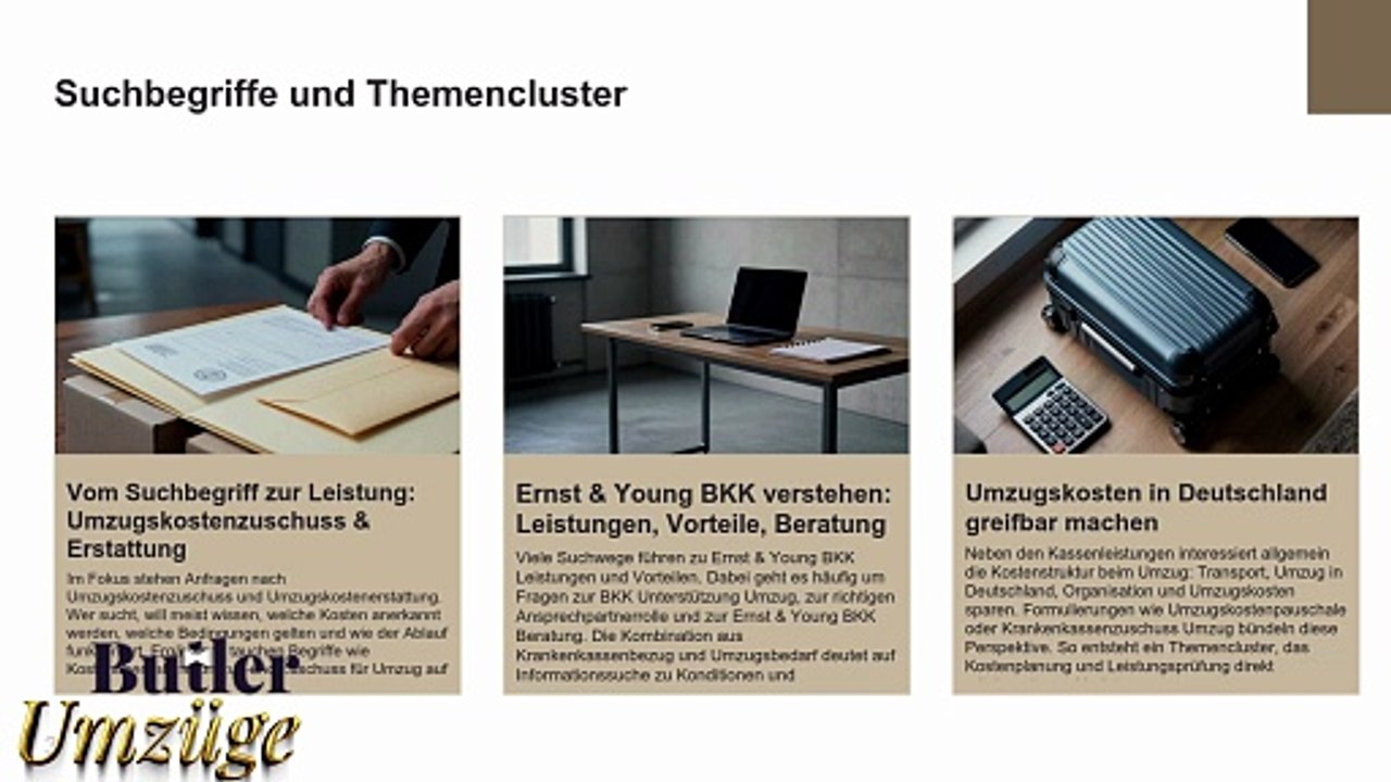 Umzugskostenzuschuss bei der BKK & Butler Umzüge GmbH