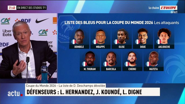 Didier Deschamps défend Kylian Mbappé après ses propos sur l'extrême droite : « Il a le droit de s'exprimer » - Foot - Coupe du monde - Bleus