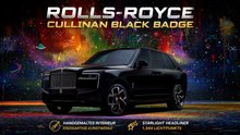 Rolls-Royce Cullinan Black Badge als fahrende Luxusgalerie