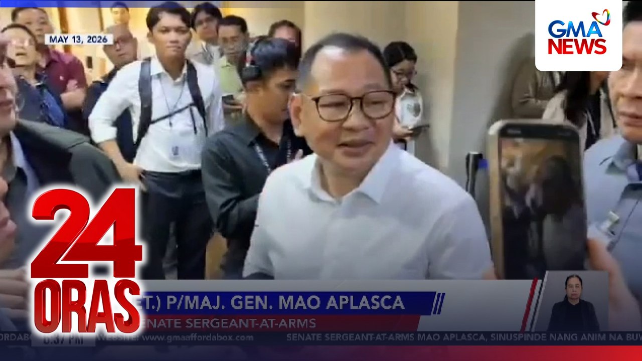 Aplasca, ni-nominate ni Sen. Dela Rosa na maging Senate Sgt-at-Arms noong 2025 | 24 Oras