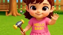 Learn ABC with Surprise Eggs 🥚 | A for Apple 🍎 B for Ball ⚽ | Cute Baby Voice