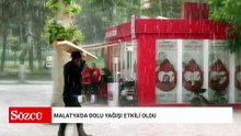 Malatya'da dolu yağışı etkili oldu