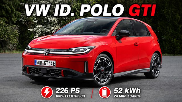 2026 VW ID. Polo GTI bringt 226 PS und Retro-GTI-Feeling