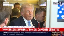 Guerre en Iran: "Ils ne peuvent pas avoir d'arme nucléaire", assure Donald Trump