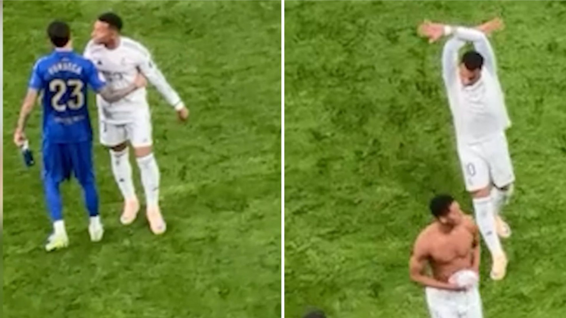 La reacción de Mbappé al pasar junto a Bellingham que ya es viral