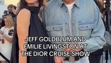 Jeff Goldblum and Emilie Livingston Shine at Dior Cruise Show