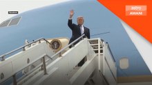 Trump berlepas dari China selesai sidang kemuncak bersama Xi
