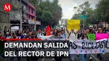 IPN: estudiantes exigen salida de Arturo Reyes Sandoval