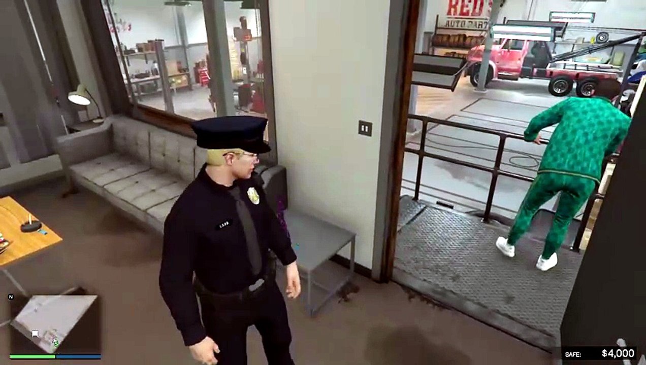 GTA V Cop Because I Got High Raw