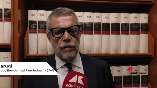Farmaci, Carugi (Farmindustria): ?dipendenza da plasma estero resta nodo critico della filiera?