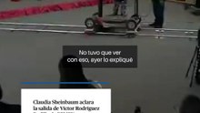 Claudia Sheinbaum aclara la salida de Víctor Rodríguez Padilla de PEMEX