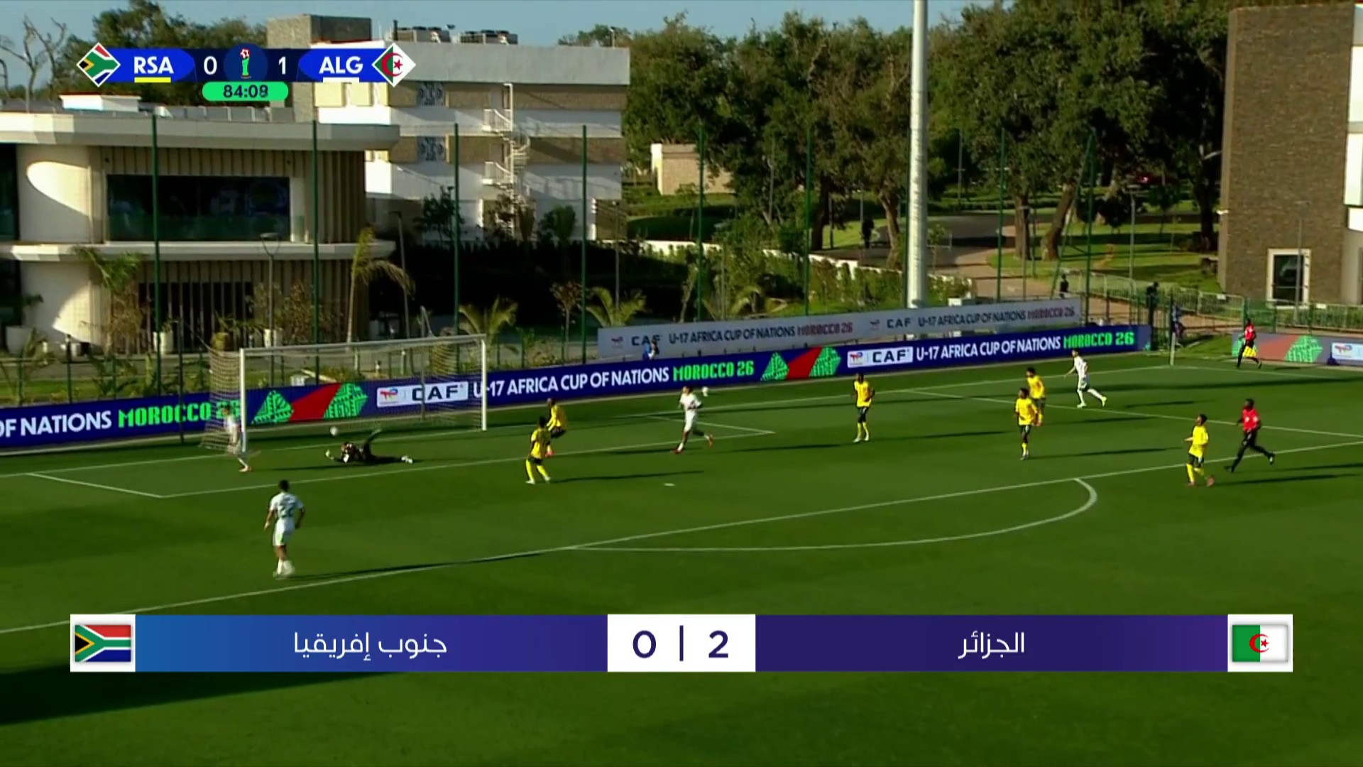 المنتخب الجزائري يفوز على منتخب جنوب إفريقيا