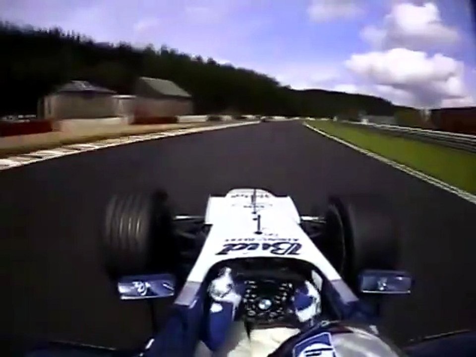 F1 – J. P. Montoya, Antônio Pizzonia (Williams BMW V10) Onboard – Belgium 2004