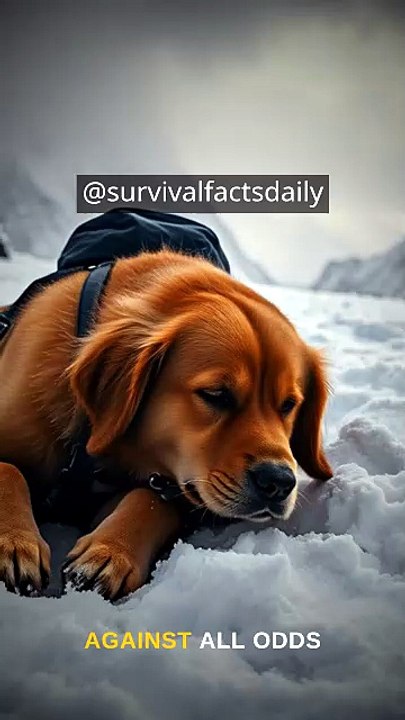 Dog Refused to Leave Him in the Snow