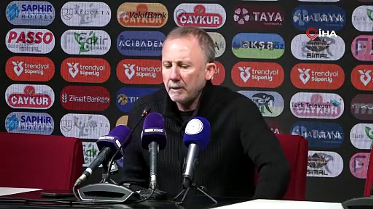 Sergen Yalçın: "Başımıza son iki maçta gelmedik şey kalmadı" | Ajansspor | IHA