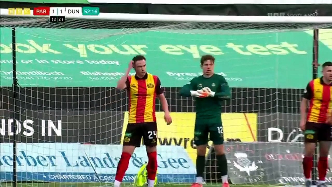 Partick Thistle Vs Dunfermline 2 half Premiership Play-Off Semi-Final: 2 leg  Agg(1-1)