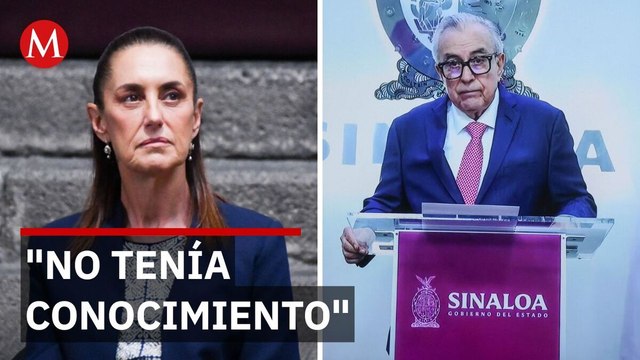 Sheinbaum afirma desconocer si la UIF congeló cuentas de Rubén Rocha