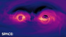 Supermassive black holes are about to merge in amazing simulation