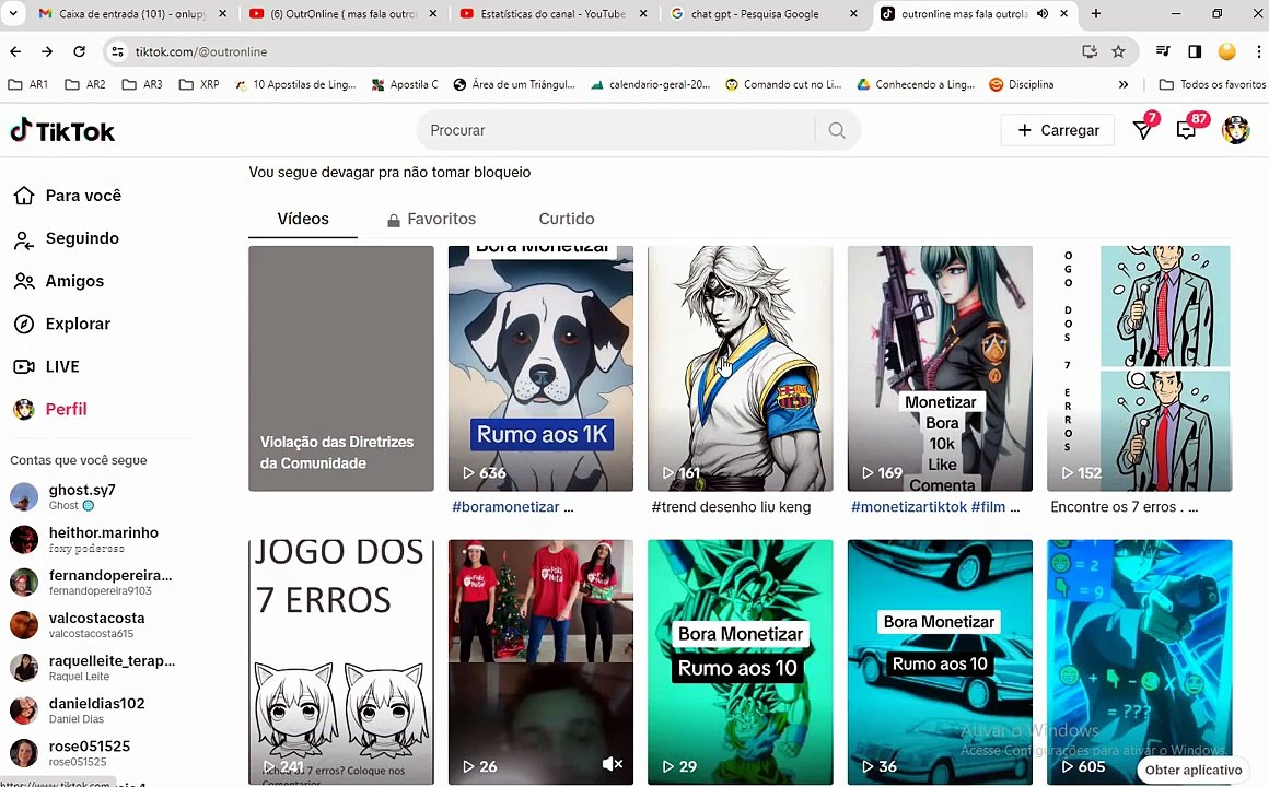 Como ganhar inscritos no TikTok toda hora . DO...