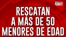 Rescatan a 50 menores de edad