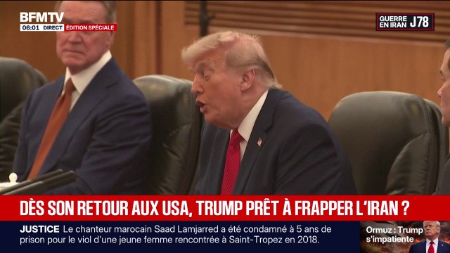 Guerre au Moyen-Orient: Donald Trump perd patience face à des négociations toujours au point mort
