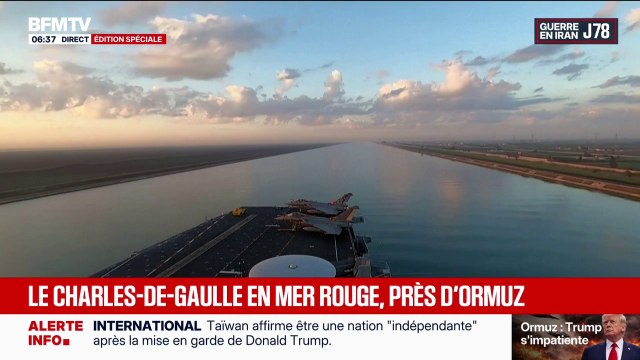 Moyen-Orient: le porte-avions français Charles-De-Gaulle est entré en mer d'Arabie